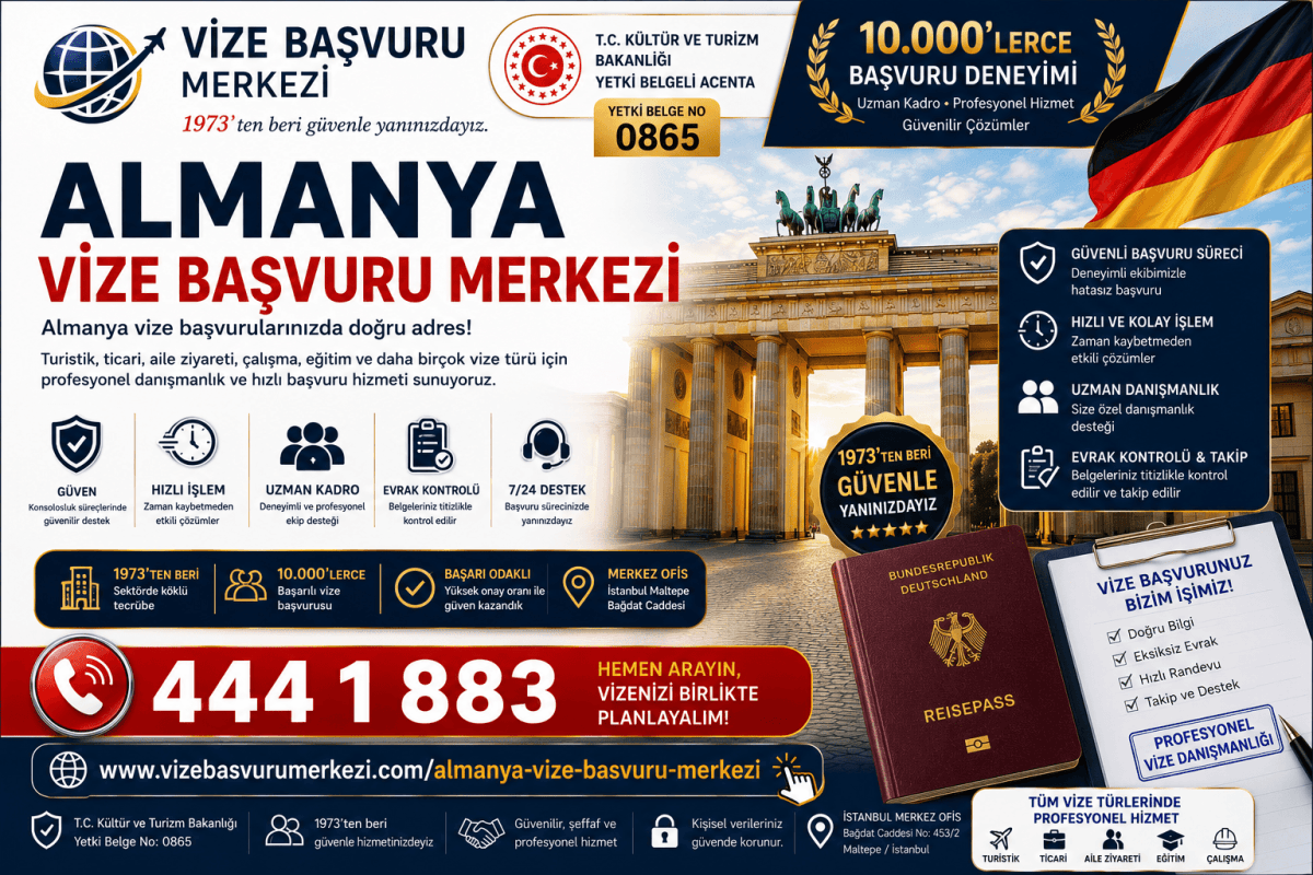 Almanya vize başvuru merkezi