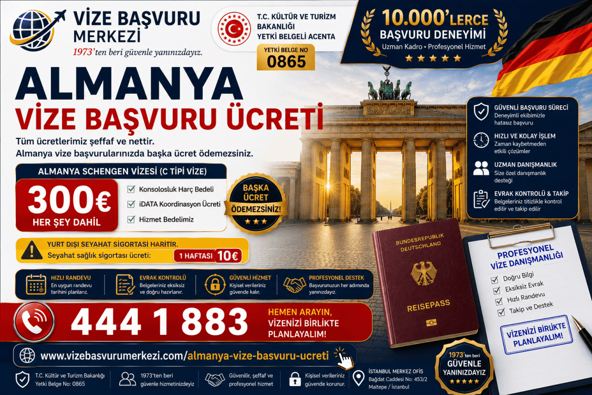 Almanya vize ücreti