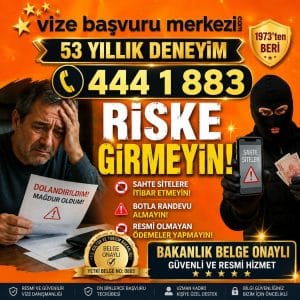 Vize Başvuru Merkezi sahte vize siteleri ve dolandırıcılık uyarısı